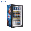 Smad OEM 3.5 Cu. FT Hot Wall Condenser Mini Beverage Showcase for Commercial Use